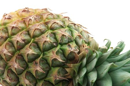 pineapple on white backgroundの写真素材
