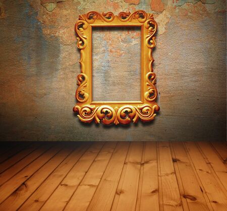 old grunge interior の写真素材