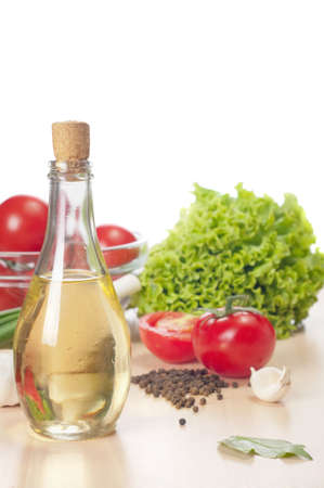 Ingredients for saladの写真素材