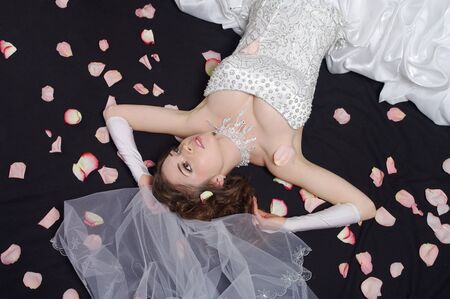 happy brideの写真素材