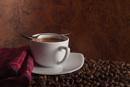 hot coffee の写真素材