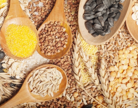 Cereal Grains , Seeds, Beansの写真素材