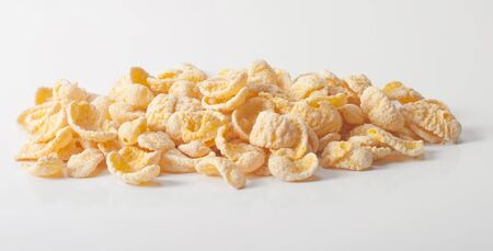 Pile of Corn Flakesの写真素材