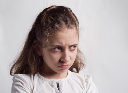 Portrait of a Sad girl