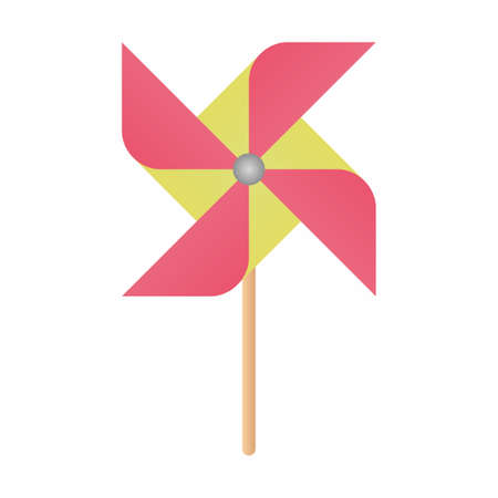 Colorful windmillのイラスト素材