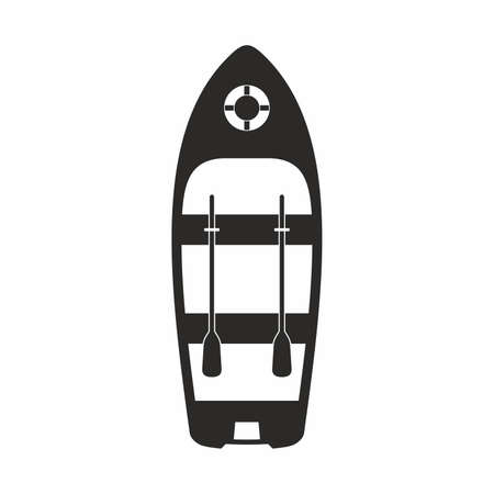 Fishing boat iconのイラスト素材