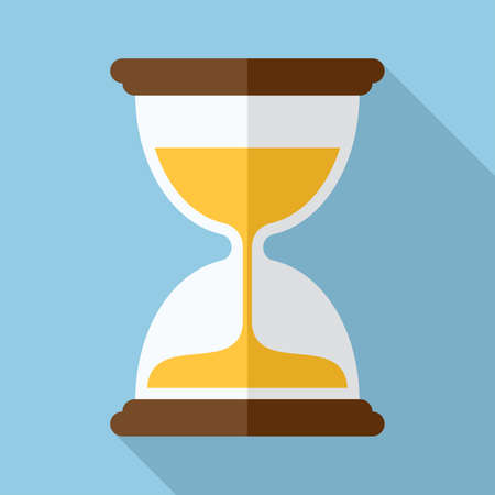 Sand timer iconのイラスト素材