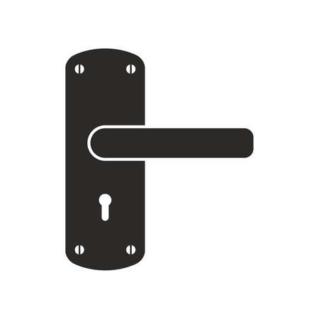 Door handle iconのイラスト素材
