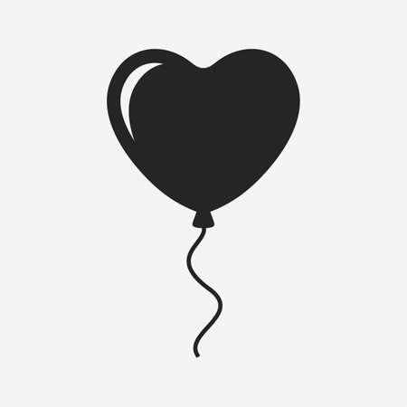 Heart balloon iconのイラスト素材