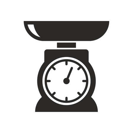 Kitchen scale iconのイラスト素材