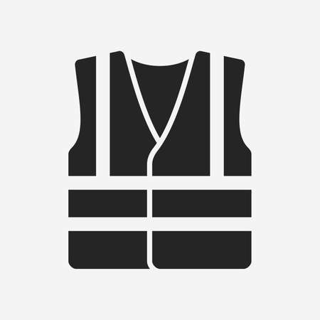 High visibility vest iconのイラスト素材