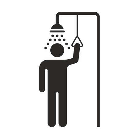 Emergency showerのイラスト素材
