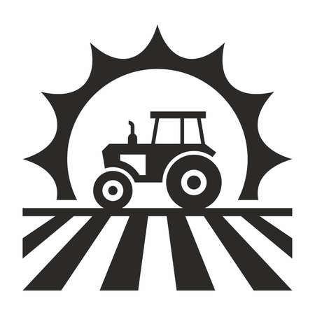 Tractor iconのイラスト素材