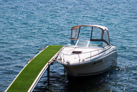 Boat at the pierのeditorial素材