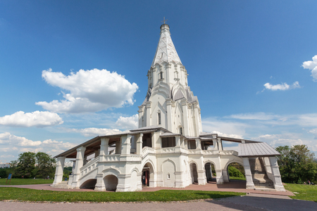 Russia, Moscow. Church of the Ascension in the Kolomna park. May 26, 2016.のeditorial素材