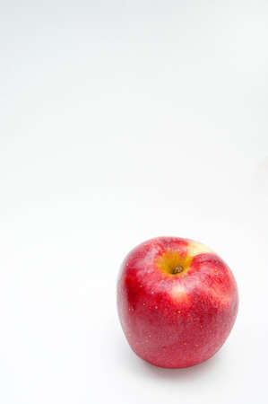 The apple red on white background styleの写真素材