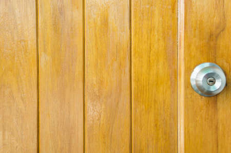 door knob wood backgrond , basic wood door
