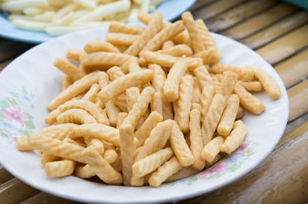 snack dough food jung on party holiday , fat snack yummyの写真素材