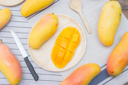 mango fruit , fruit on summerの写真素材