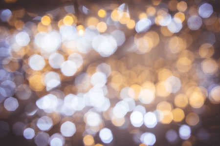 Bokeh light in the Festivalchristmas day or happy new year background