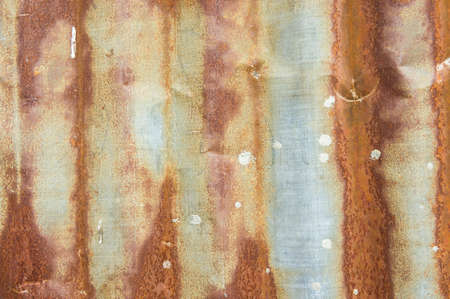 Galvanized corrugated , rusty texture , rust on zinc background