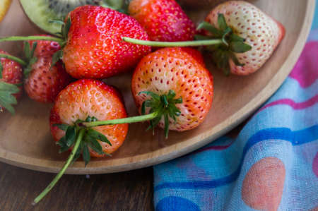 strawberry and fruit group of vitamin for health , tasty fruit