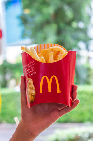 Udon Thani , Thailand , 20 May 2018 in the mcdonald's Restaurant Udon Thani , fast food restaurant...