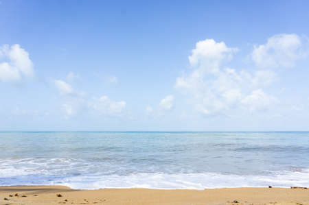 Beach sea sky one day