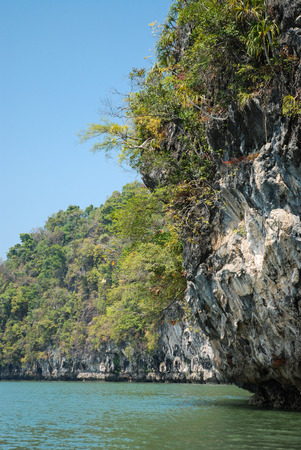 Nice cliff in krabi, thailand の写真素材