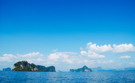 beatiful island in krabi, thailand の写真素材