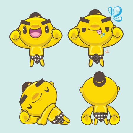 Happy Thai boyのイラスト素材