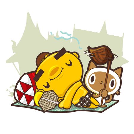 Thai style relaxationのイラスト素材