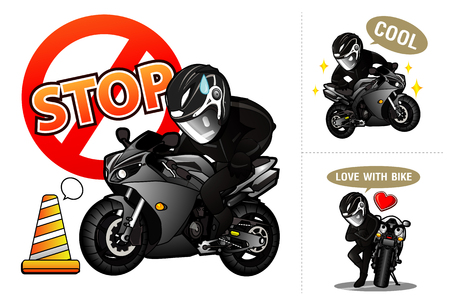 Motorbikeのイラスト素材
