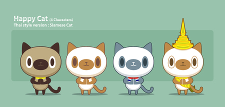 Siamese Catのイラスト素材