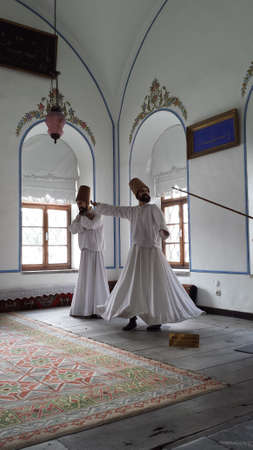 Waxworks whirling dervishesのeditorial素材