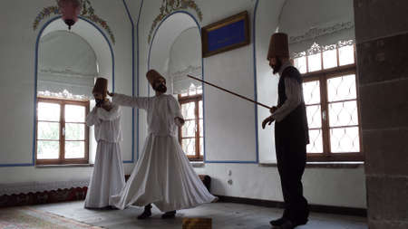 Waxworks whirling dervishesのeditorial素材