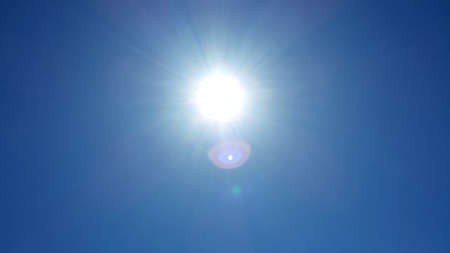 Sun and Eye of Godの写真素材