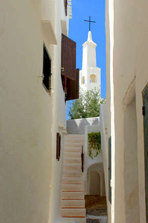 White houses of Binibeca, menorcaの写真素材