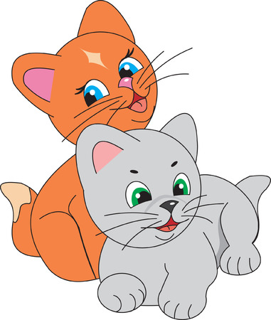 Cats vectorのイラスト素材