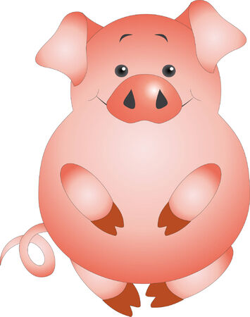 Pig vectorのイラスト素材
