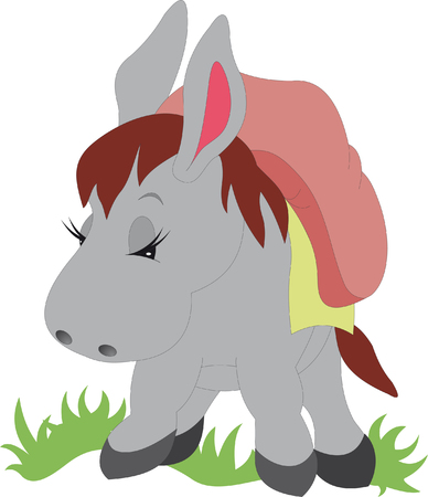Donkey vectorのイラスト素材
