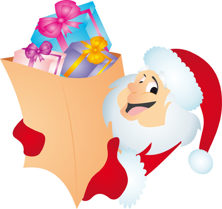 Santa vector のイラスト素材