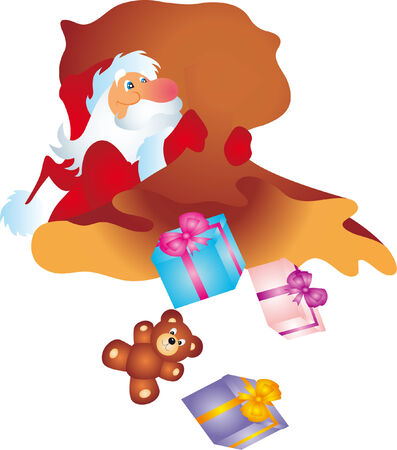 Santa vector のイラスト素材