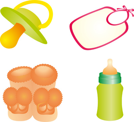 Baby accessoryのイラスト素材