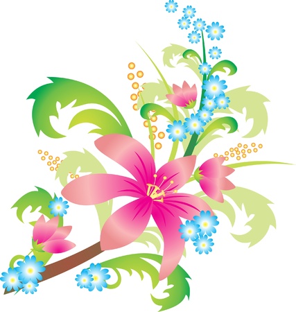 Flower vectorのイラスト素材