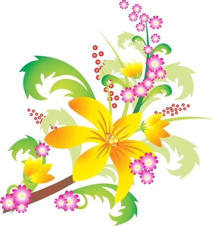 Flower vectorのイラスト素材