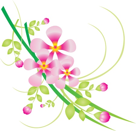 Flower vectorのイラスト素材