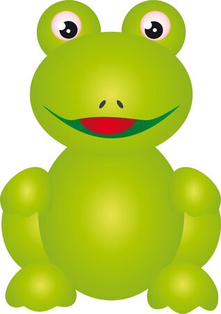 Frog vector のイラスト素材