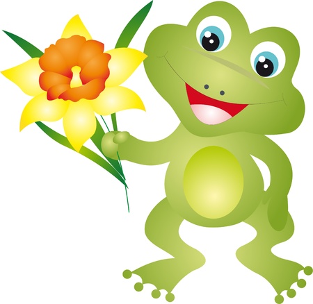 Frog vector のイラスト素材