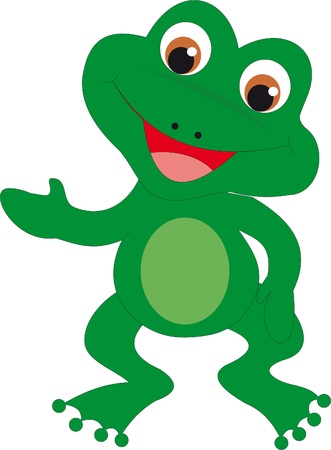 Frog vector のイラスト素材